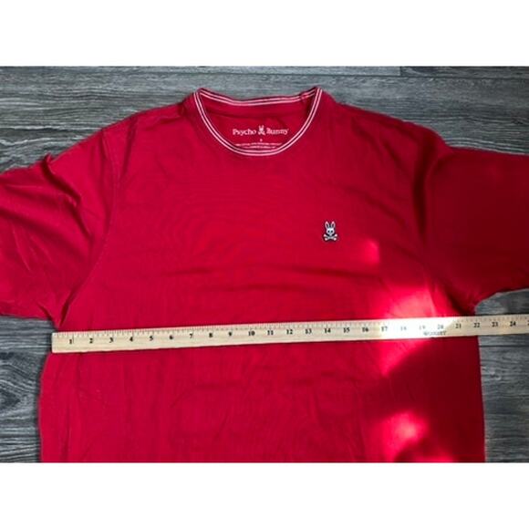 Psycho Bunny T-Shirt Red size 8 - Picture 3 of 6